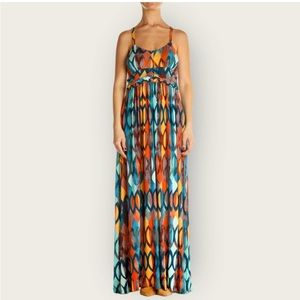 Anthropologie Maeve Noetzie Maxi Dress | M |
Multicolor Geo Print Boho Summer